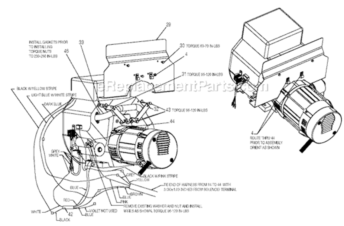 Page C Diagram and Parts List for H1000 Type 1 Porter Cable Generator